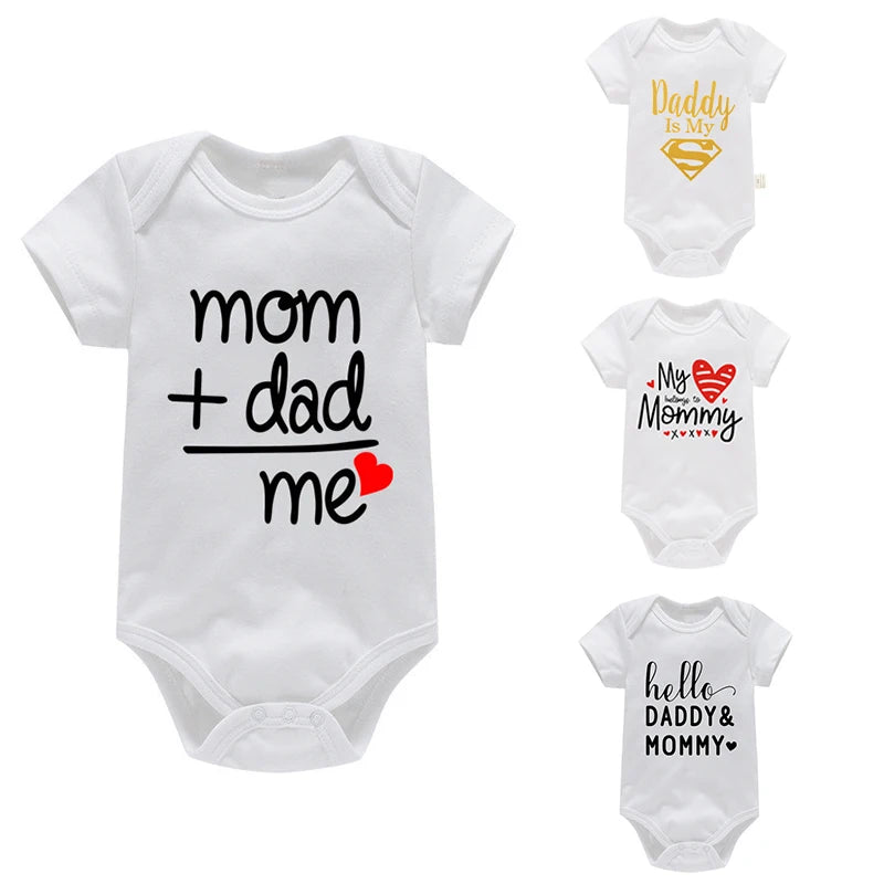 Love Mom & Dad Romper